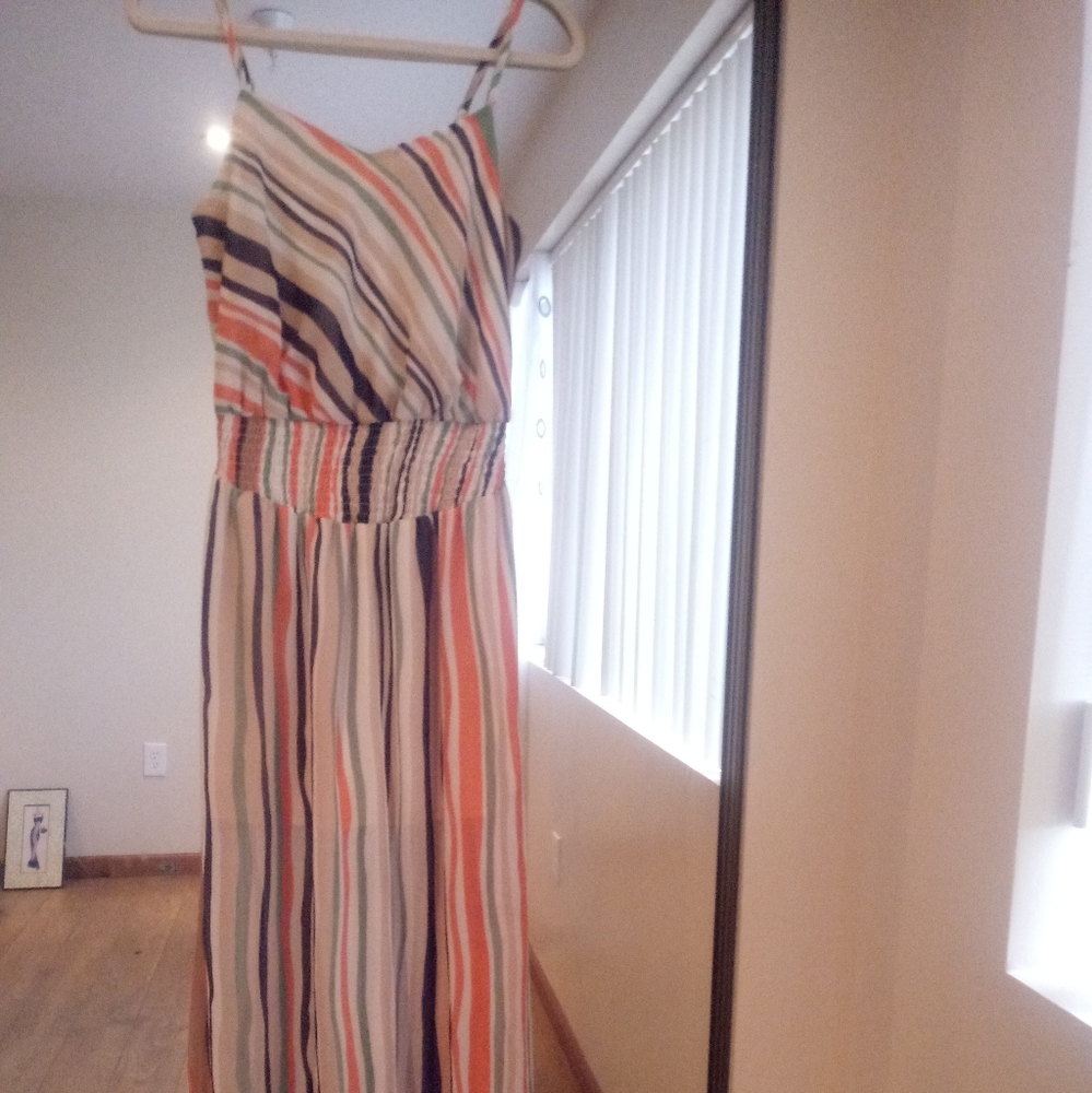 Fire Los Angeles pants jumpsuit, one piece tank.
